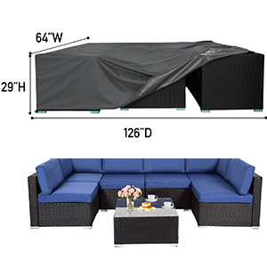 sectional furniture cover