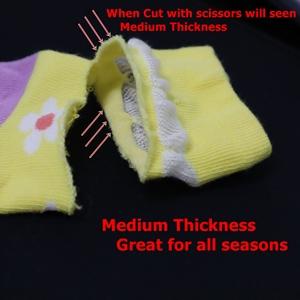medium thickness socks for baby toddler girl