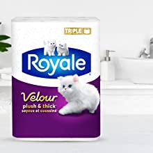 Royale Velour bathroom tissue, royale velour toilet paper