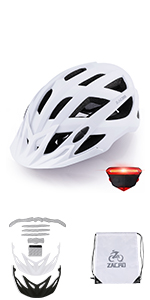 zacro bike helmet with light