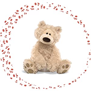 philbin teddy bear classic gund stuffed animal plush plushie stuffie chocolate brown soft