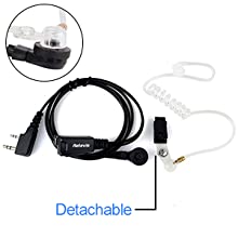 Walkie Talkies Earpiece with Quick Disconnect Adapter