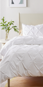 Pintuck Duvet Cover