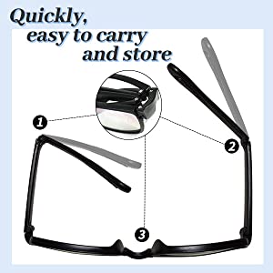 quickly, easy to carry and store