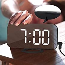 digital alarm clock with snooze mode