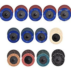 ALUMINIUM OXIDE SANDING DISC SET