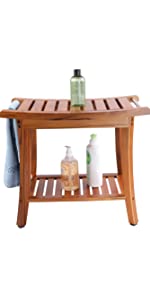 Utoplike Teak Shower Bench