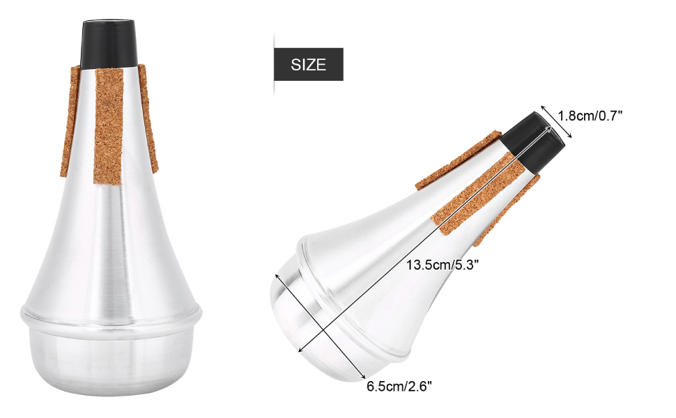 Trumpet Mute size