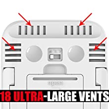 18 ULTRA-LARGE VENTS