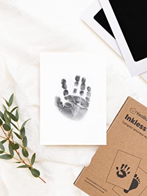 baby handprint footprint inkless ink pad 2 pack clean touch keepsake stamp pad kits paw stamp print 