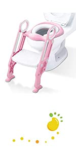 Potty Training Toilet Seat with Ladder