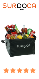 SURDOCA Foldable Car Trunk Organizer