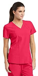 barco one 5105 women's v-neck scrub top