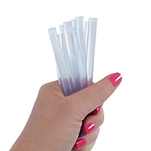 transparent clear hot glue sticks