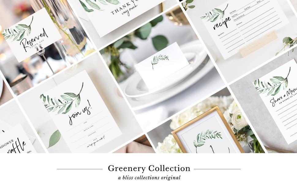 Greenery Collection Collage