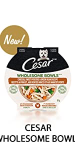 Cesar Wholesome Bowls, Wet Dog Food