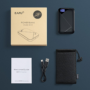 Eafu 10000mAh LED display power bank