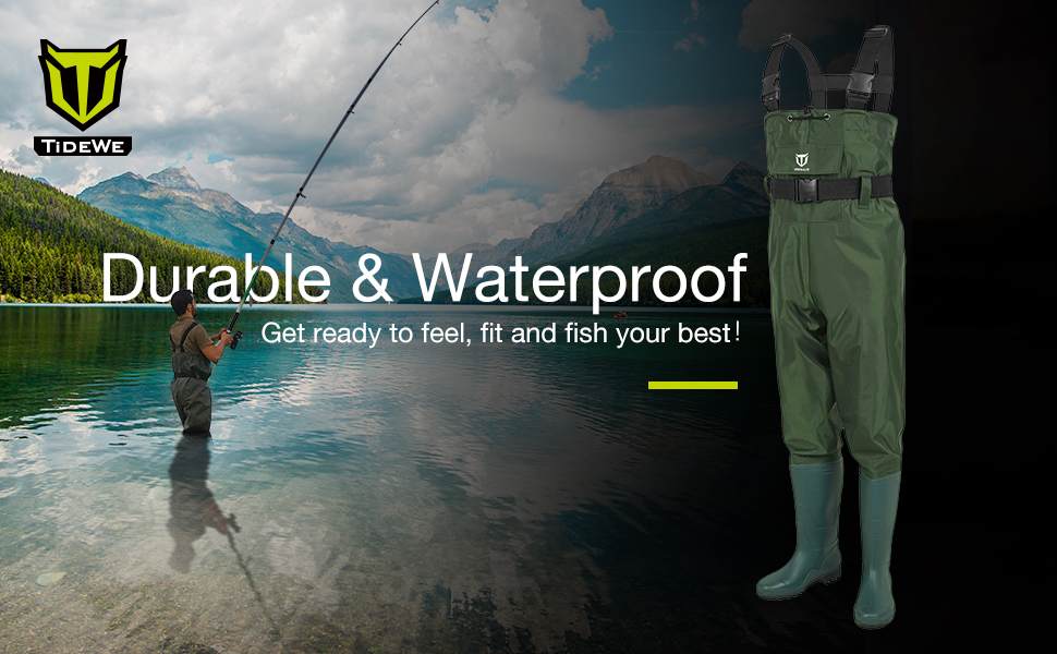 tidewe pvc chest waders