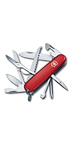 Fieldmaster Standard Family SAK Swiss Army Knife Red Image knife with functions 