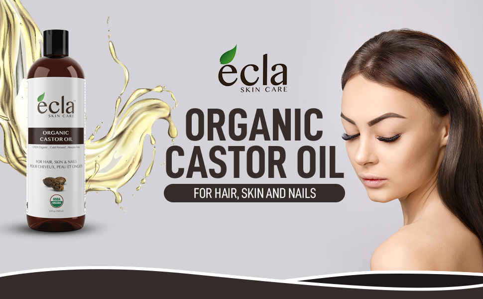 ecla castor oil Eyebrow Growth Organic Beautiful Moisture Hexane-free Natural Hair Scalp Touchable