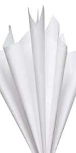 white tissue paper