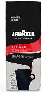 lavazza, classico, medium, roast, coffee