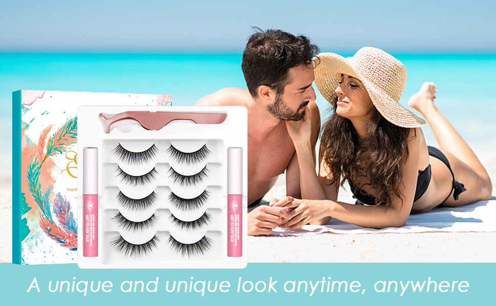 false eyelashes kit