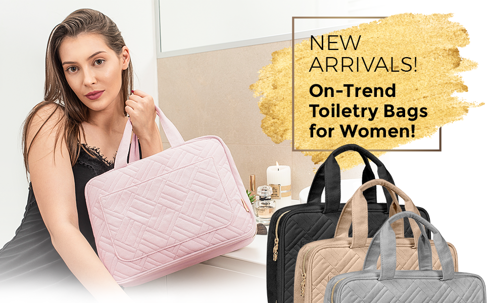 ON-TREND TOILETRY BAGS