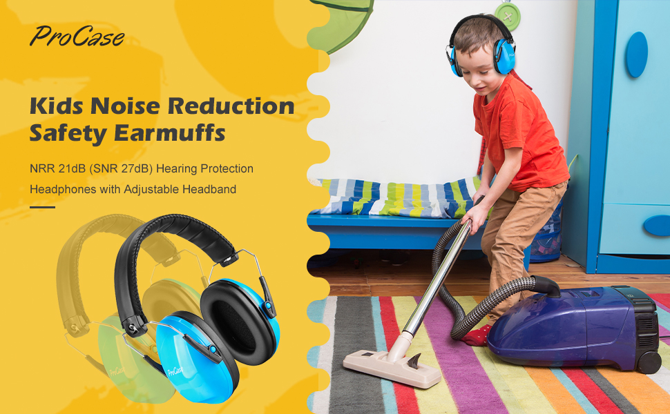 kids noise reduction safety earmuffs