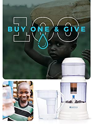 Part of every MINA pitcher purchase goes towards donating a 100 days of clean drinking water.