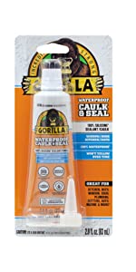 Gorilla white caulk and seal sealant squeeze tube