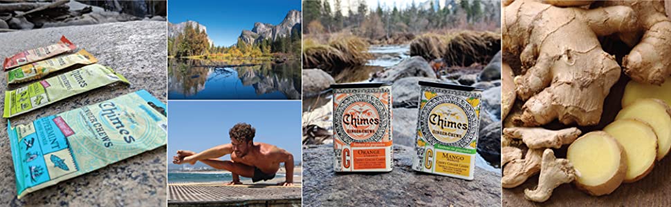 Ginger Chews, Yoga, Outdoors, Chimes Tins, Raw Ginger, ginger candy, candy, beach, 