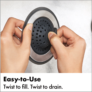 OXO Good Grips 2-in-1 Sink Strainer Stopper