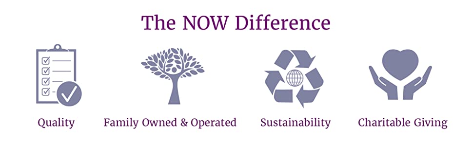 NOW difference quality family owned sustainability charitable
