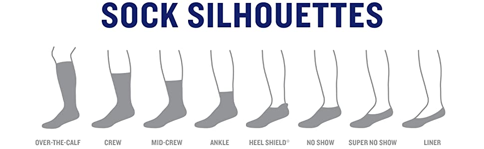 Champion Sock Silhoettes