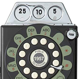 rotary phone with push buttons