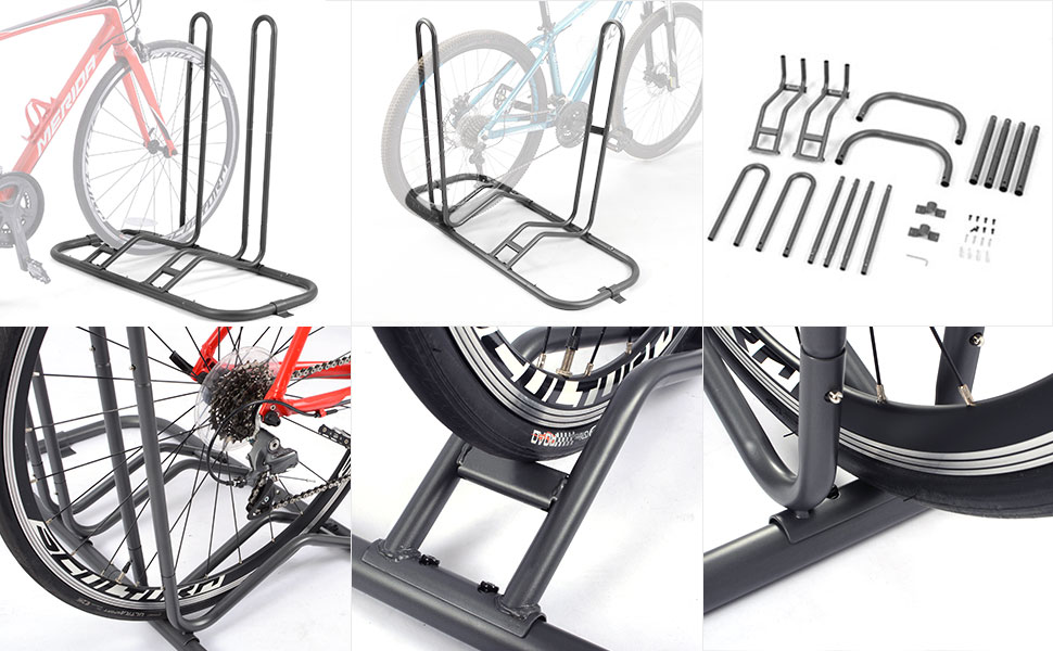 bicycle floor type parking rack stand