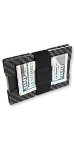 fidelo minimalist wallet for men best slim carbon fiber thin credit card holder money clip
