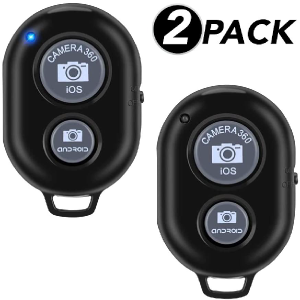 2 pack bluetooth camera remote shutters clicker bluetooth remotefor iphone android remote