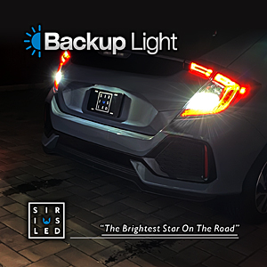 2017 Honda Civic Hatchback on 921 backup light