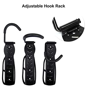 2 pack Adjust bike hook rack