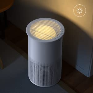 air purifier with night light