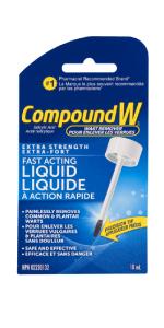 Compound W Fast Acting Regular Strength Wart Removal Liquid