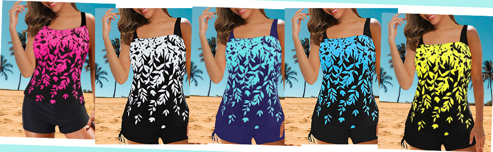 Floral Printed Swimsuits.