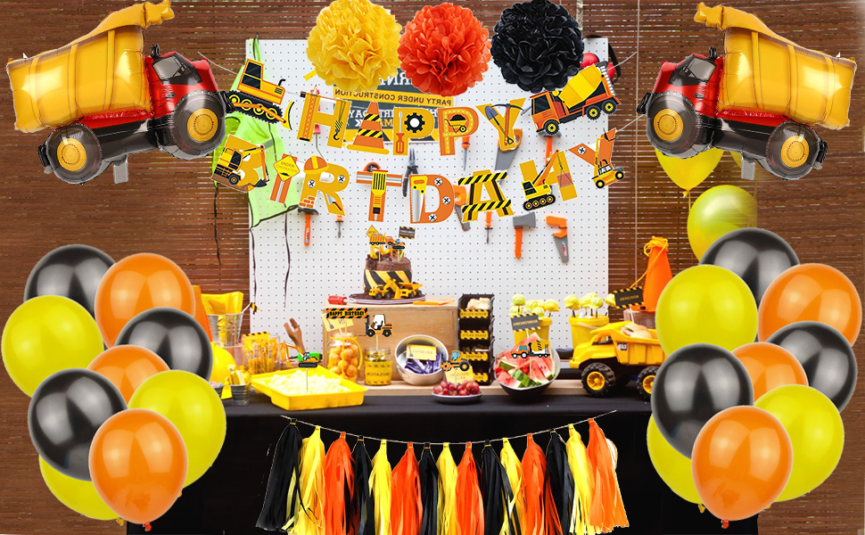 Construction Theme Birthday Party