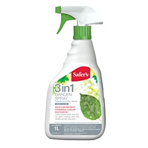 Safers, 3 in 1, multi purpose, garden spray, diseases, mites, insects