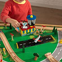  train table, train set, train table set, wooden train set, kidkraft train table, kids train table