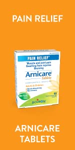 arnica, arnicare, boiron, musle pain, joint pain, bruises, tablets, homeopathic 