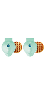 2 Pack, Mini Maker, Mini Waffle Maker