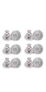 12 Sets Button Pins for Jeans (Fashion)